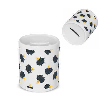 zwarte piggy banks Spaarpot