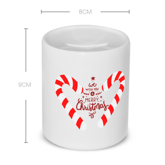 kerst mok we wish you a merry christmas Spaarpot