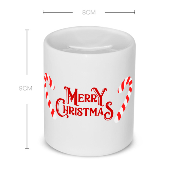kerst mok merry christmas Spaarpot