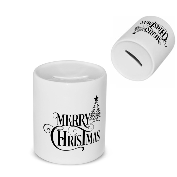 kerst mok merry christmas Spaarpot