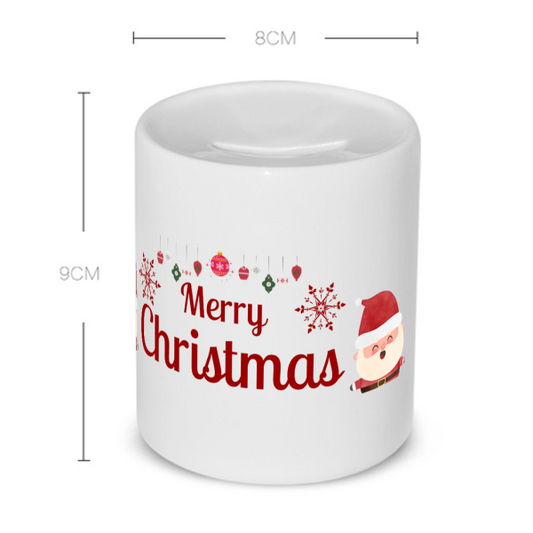 kerst mok merry christmas kerstman Spaarpot