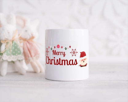 kerst mok merry christmas kerstman Spaarpot