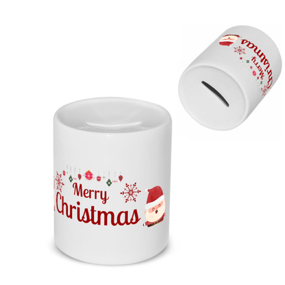 kerst mok merry christmas kerstman Spaarpot