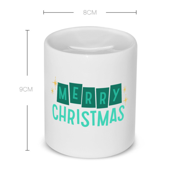 kerst mok merry christmas Spaarpot