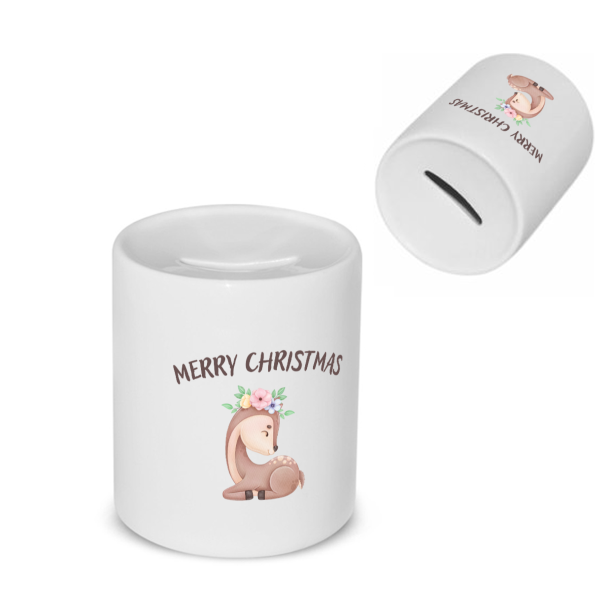 kerst mok rendier Spaarpot
