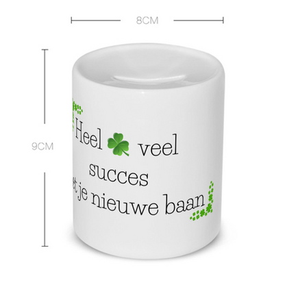 afscheid collega cadeau - Spaarpot