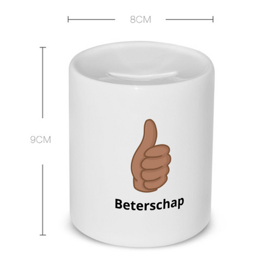 beterschap duim Spaarpot