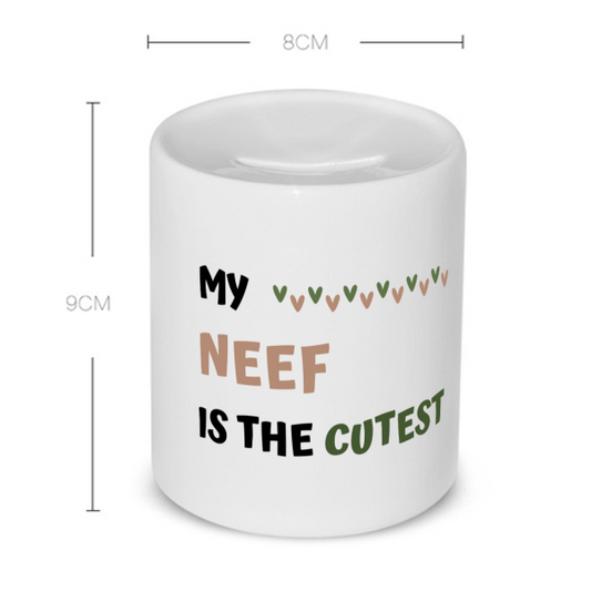 my neef is the cutest Spaarpot