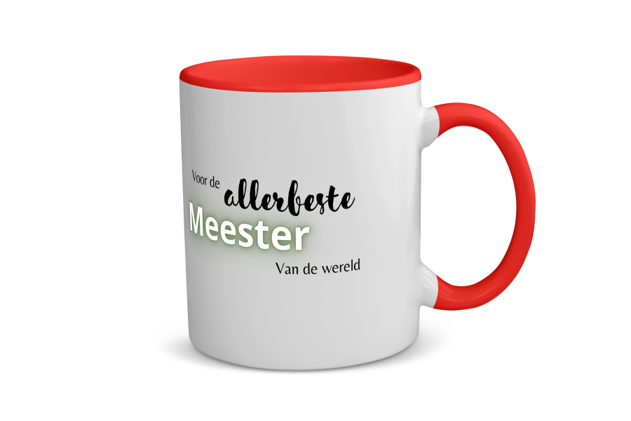 voor de allerbeste meester van de wereld Koffiemok - Theemok