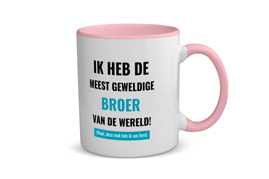 ik heb de meest geweldige broer van wereld (klopt, deze mok heb ik van hem) Koffiemok - Theemok