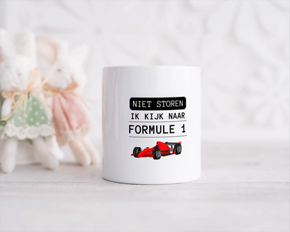 niet storen ik kijk naar formule 1 Spaarpot