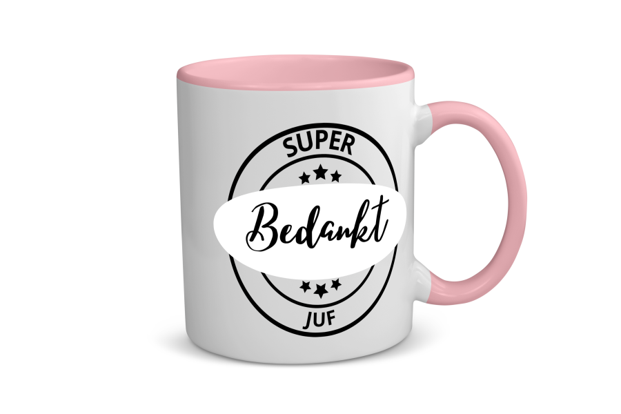 super bedankt juf Koffiemok - Theemok