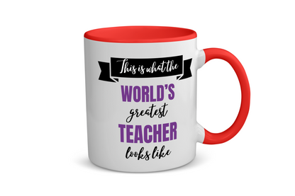 greatest teacher looks like Koffiemok - Theemok