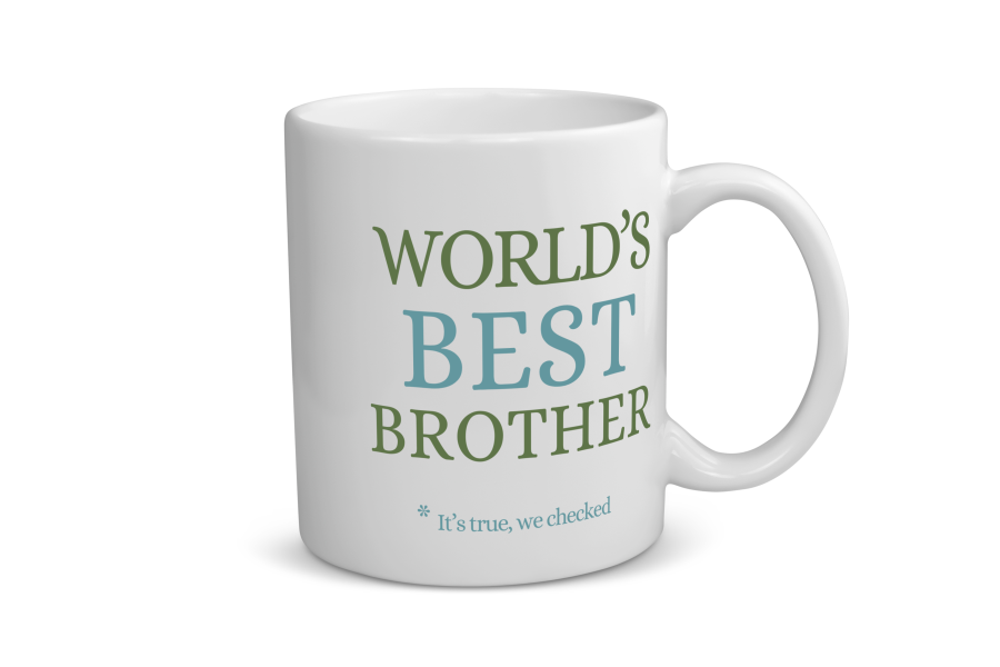 world's best brother Koffiemok - Theemok