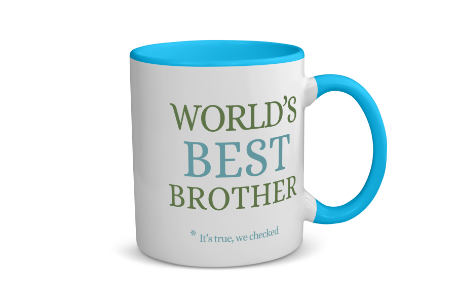 world's best brother Koffiemok - Theemok