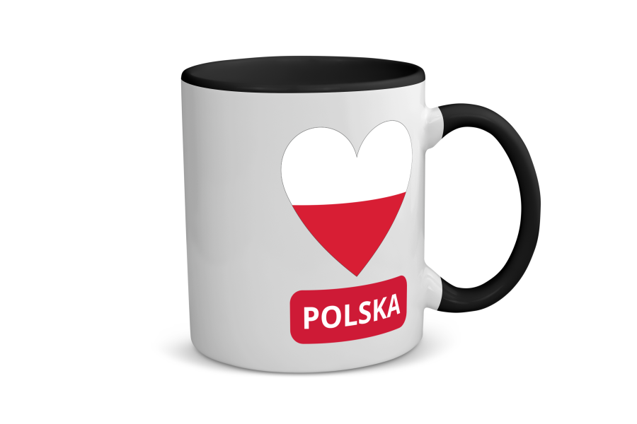 polska vlag hartje Koffiemok - Theemok