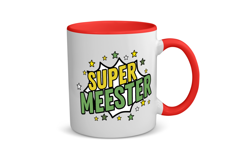 super meester Koffiemok - Theemok