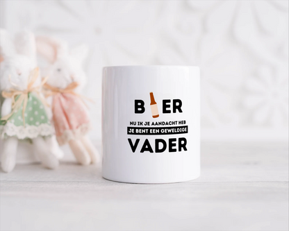 bier, nu ik je aandacht heb je bent een geweldige vader Spaarpot