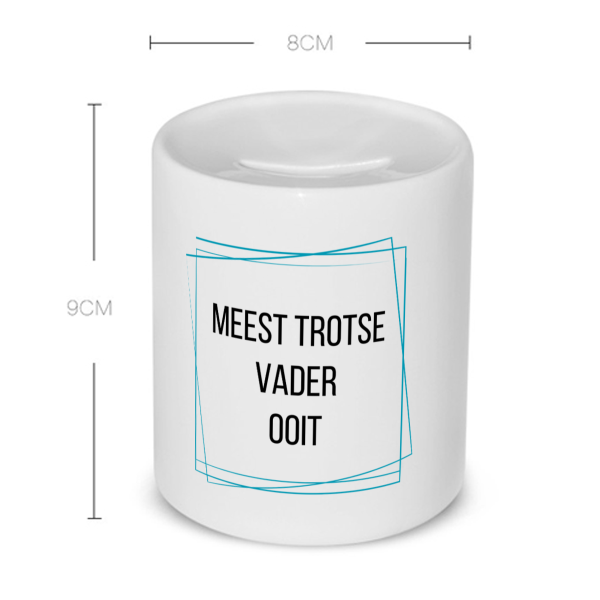 meest trotse vader ooit Spaarpot