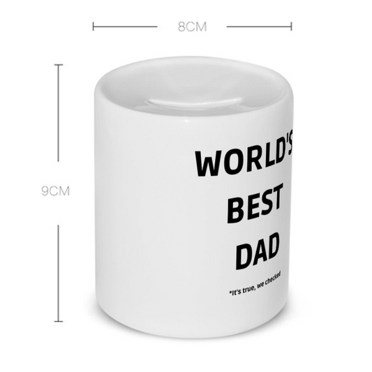 world's best dad it's true we checked Spaarpot