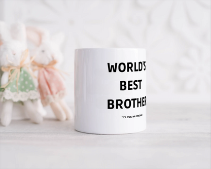 world's best brother it's true we checked Spaarpot