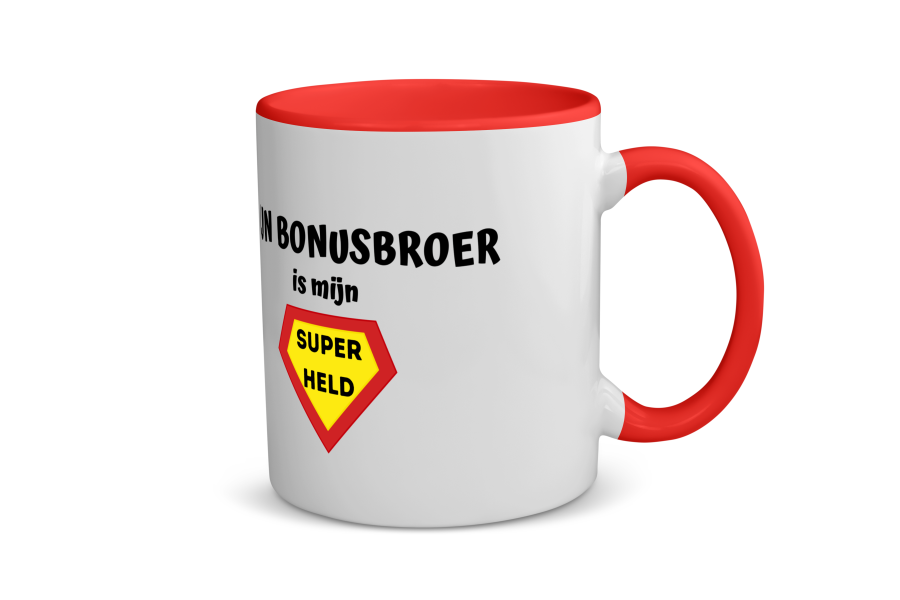 mijn bonusbroer is mijn superheld Koffiemok - Theemok