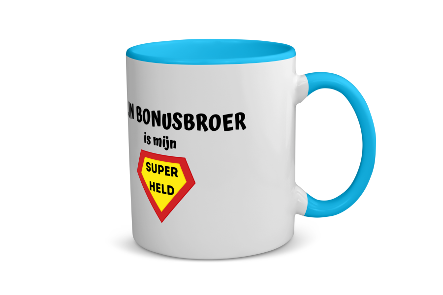 mijn bonusbroer is mijn superheld Koffiemok - Theemok