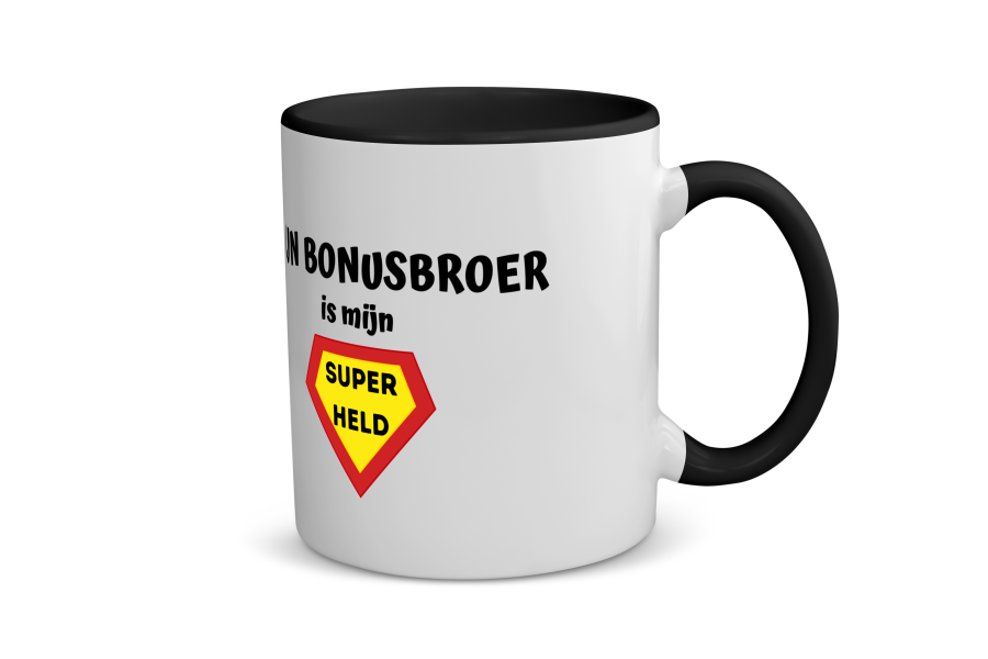 mijn bonusbroer is mijn superheld Koffiemok - Theemok