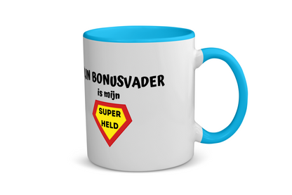 mijn bonusvader is mijn superheld Koffiemok - Theemok