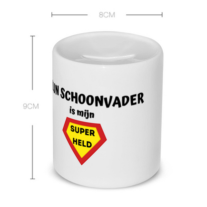 mijn schoonvader is mijn superheld Spaarpot