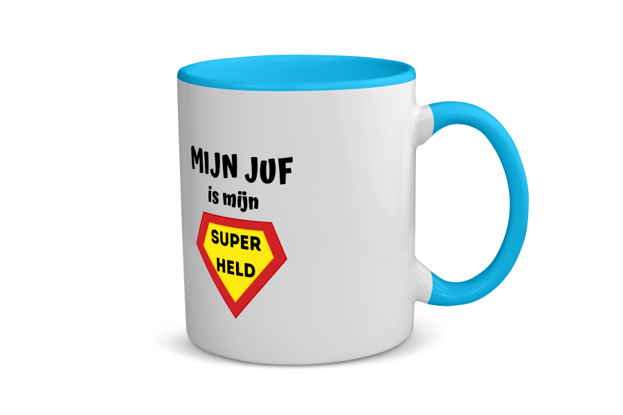 mijn juf is mijn superheld Koffiemok - Theemok