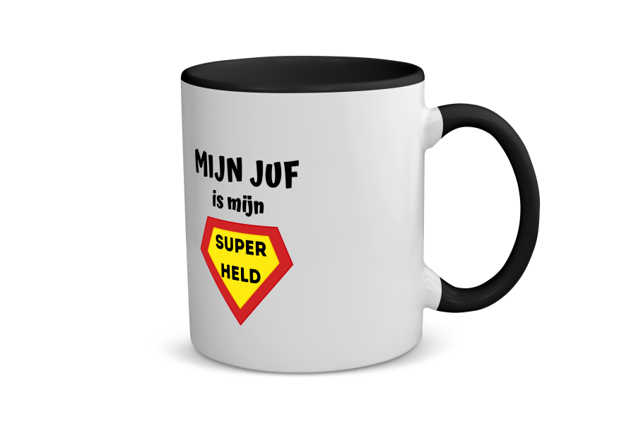 mijn juf is mijn superheld Koffiemok - Theemok