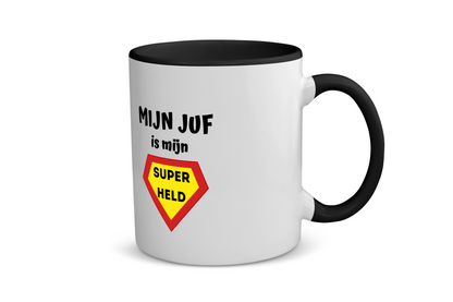 mijn juf is mijn superheld Koffiemok - Theemok