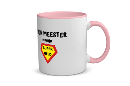 mijn meester is mijn superheld Koffiemok - Theemok