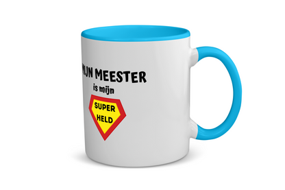 mijn meester is mijn superheld Koffiemok - Theemok