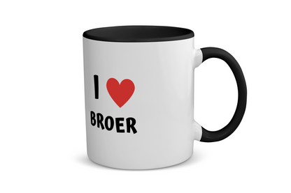 i love broer Koffiemok - Theemok