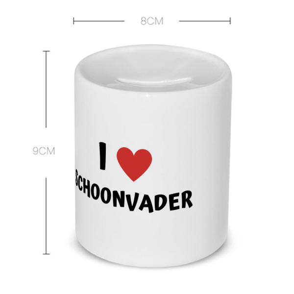 i love schoonvader Spaarpot