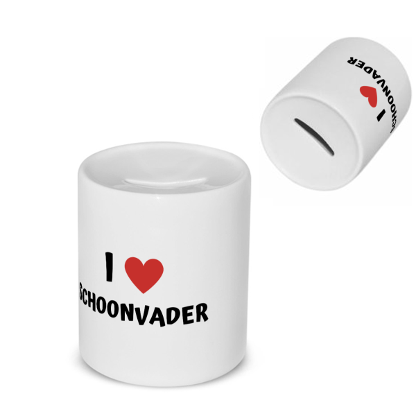 i love schoonvader Spaarpot