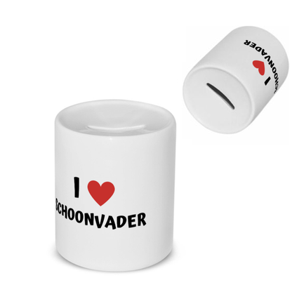 i love schoonvader Spaarpot