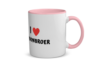 i love schoonbroer Koffiemok - Theemok