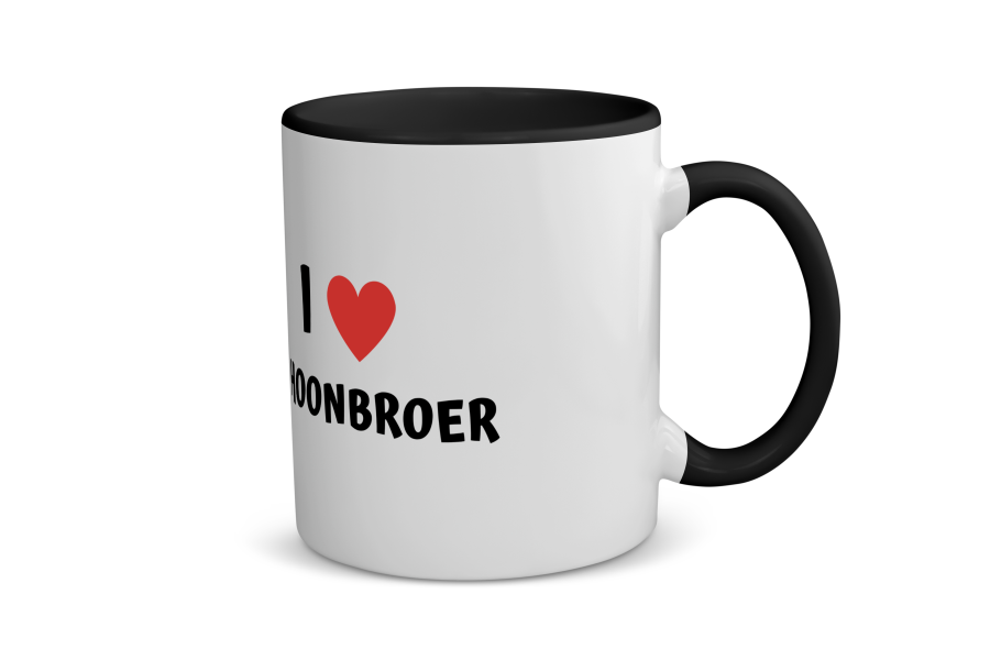 i love schoonbroer Koffiemok - Theemok