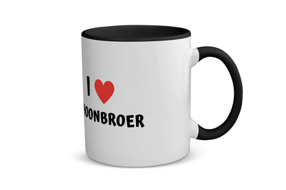 i love schoonbroer Koffiemok - Theemok