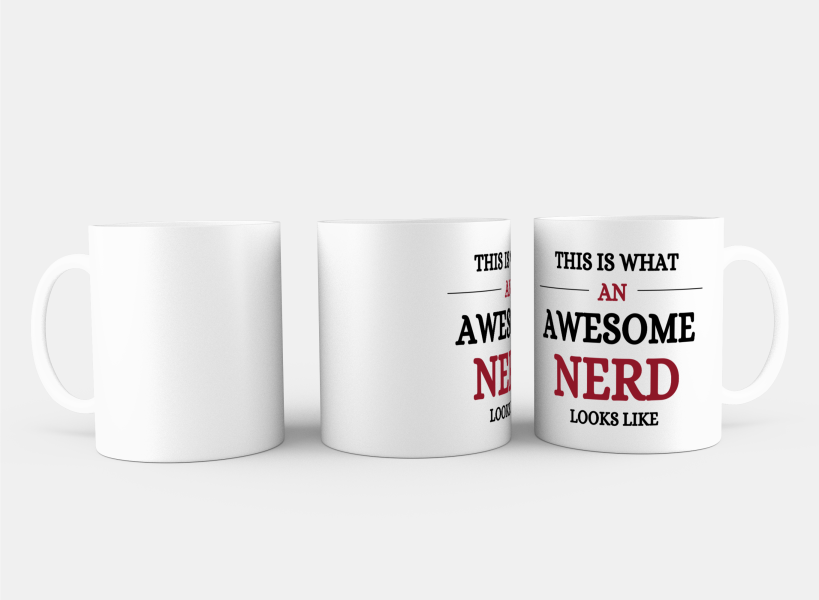 an awesome nerd Koffiemok - Theemok