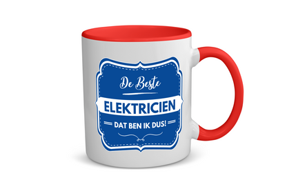 de beste elektricien Koffiemok - Theemok