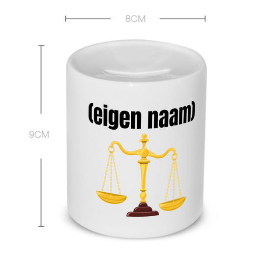 rechter weegschaal Spaarpot