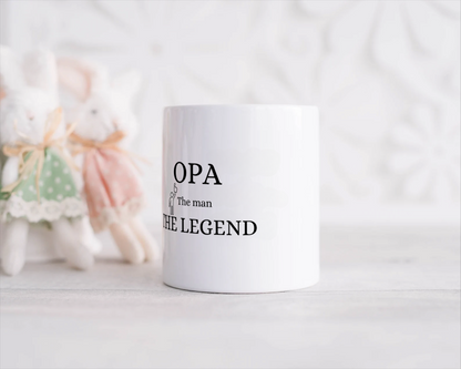 opa the man the legend Spaarpot