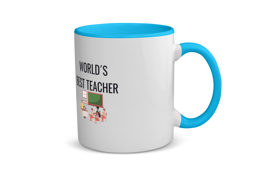 worlds best teacher Koffiemok - Theemok