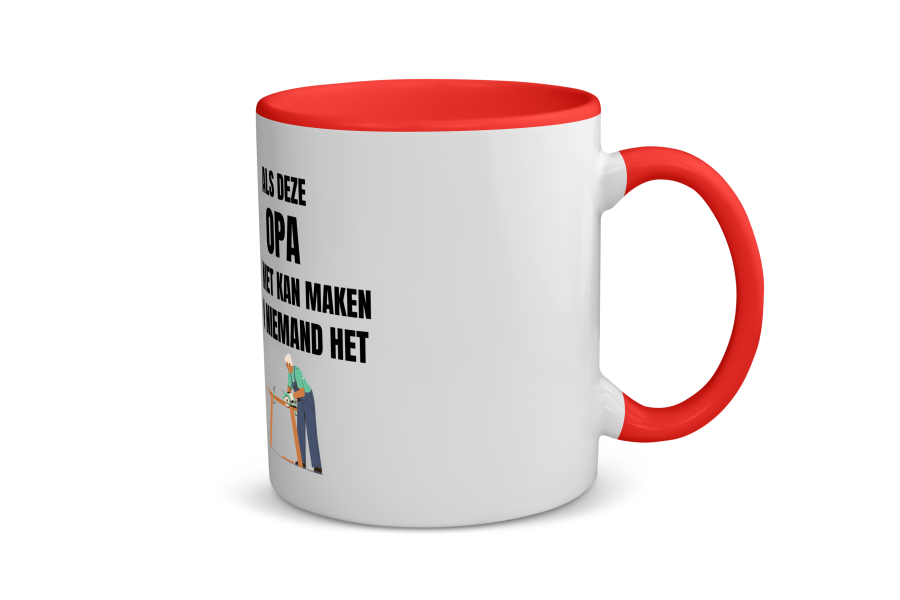 als opa het niet kan maken dan kan niemand het Koffiemok - Theemok
