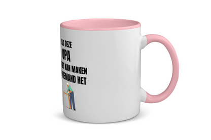 als opa het niet kan maken dan kan niemand het Koffiemok - Theemok