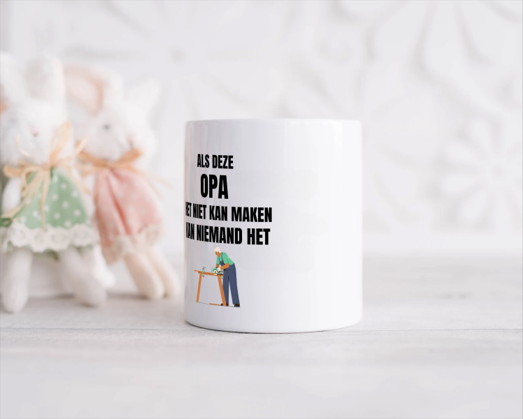als opa het niet kan maken dan kan niemand het Spaarpot